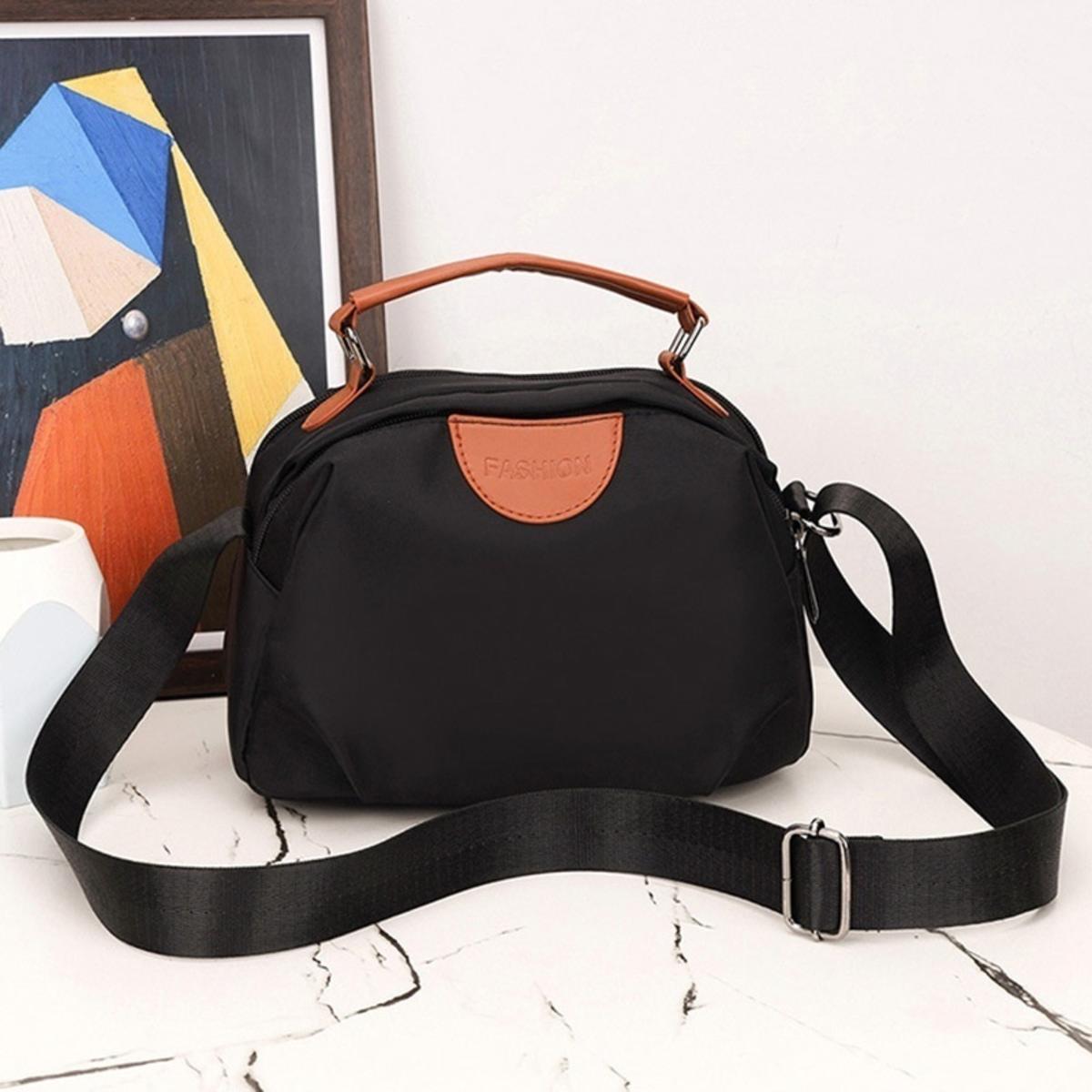 

Высококачественные нейлоновые сумки-тоут, сумка кроссбоди, модные женские сумки на плечо, сумки-мессенджеры, износостойкая женская сумка, саквояж one size чёрный