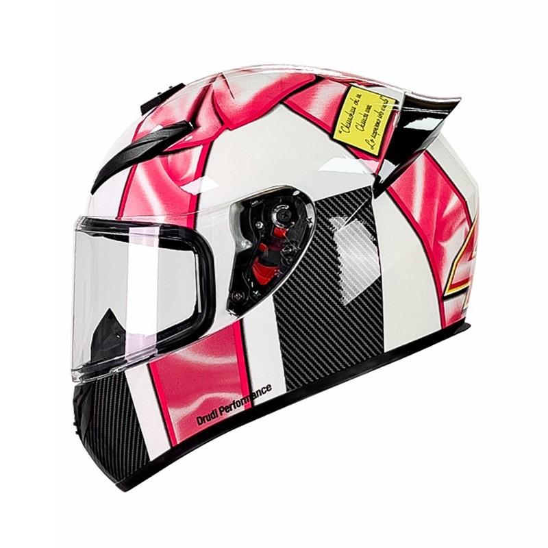 Full Face Motorcycle Helmet Adults ABS Material 3C Certified All Season Universal Fit With Visor