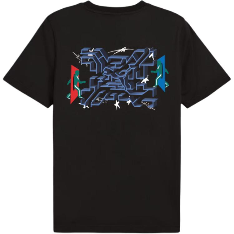 Puma X Squid Game Collaboration SS25 Round Neck Fashion Comfortable Short Sleeve T-Shirt Men T-Shirts 630706-01