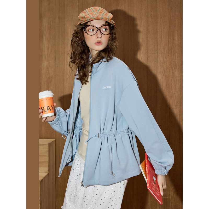 Coolhut2025 Autum Simple, High-End and Durable Hooded Women's Casual Cardigan for Work Clothing