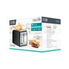 Teesa 850W Toaster 2 Toasts 6 Settings Tray