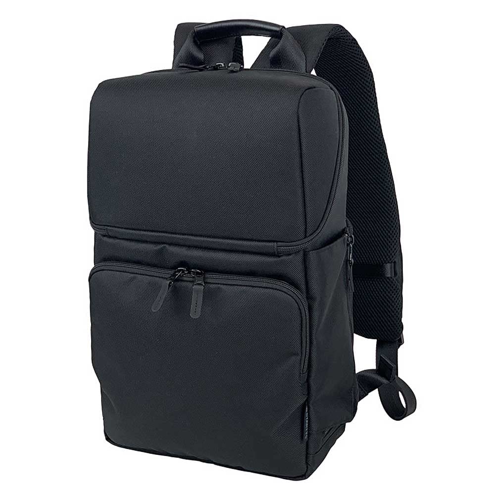 

STARTTS STYLE RUCKSACK Backpack with Harness Pocket, Medium, Black, KF-03-BK