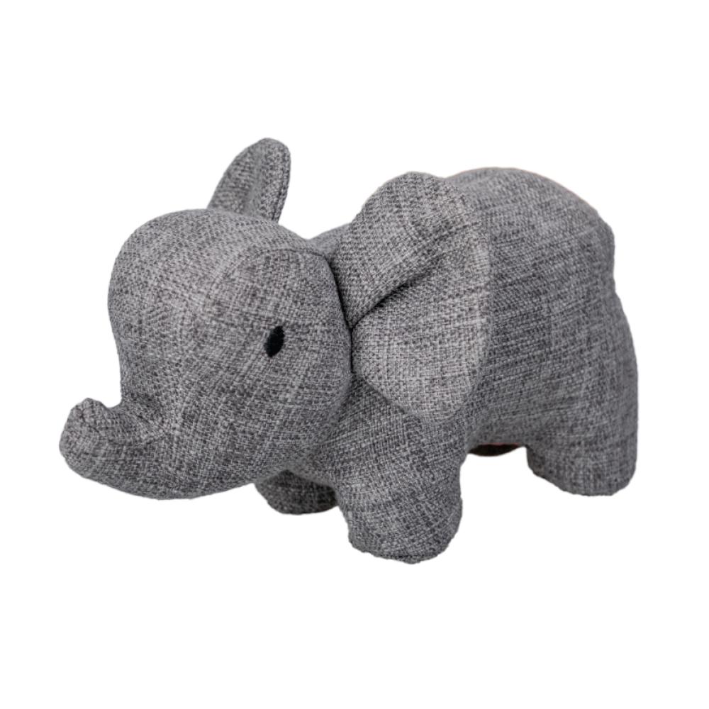 Manufacturer Elephant Design Chew Squeaky Pet Product Dog Plush Toy (Gray,26*11*9 cm)