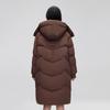 Xuezhongfei Women's Mid-Length Hooded Down Jacket X40142630F
