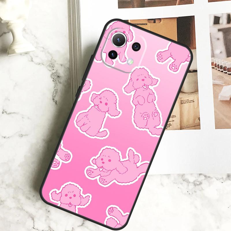 Poodle Dog Case For POCO X6 M6 Pro X5 X3 M5s F3 F5 Xiaomi 14 Ultra 12 13 Lite 11T 12T 13T Pro Cover