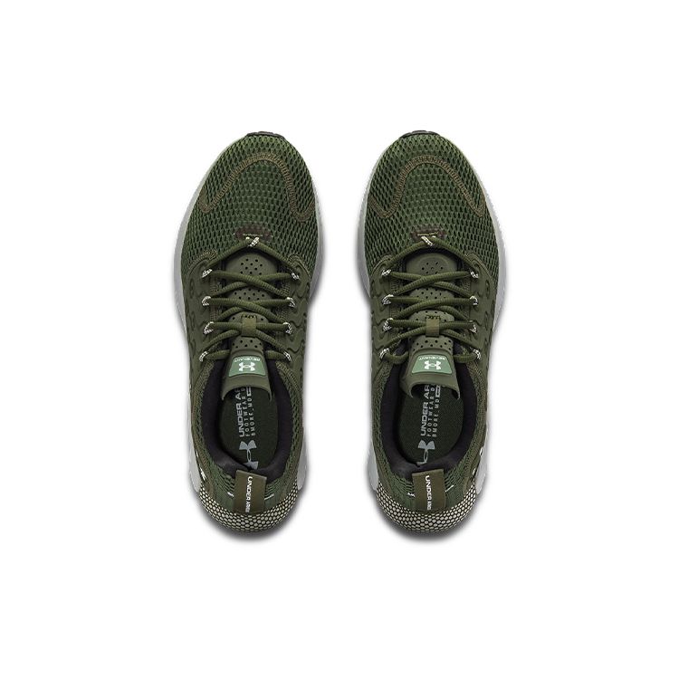 Under Armour HOVR Fabric Round Toe Low Top Lifestyle Sneakers Men Sneakers Dark-Green 3024371-301