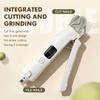 2-in-1 Pet Nail Clipper And Grinder With LED Light Guard, USB Rechargeable, Suitable For Small And Medium-sized Dogs And Cats