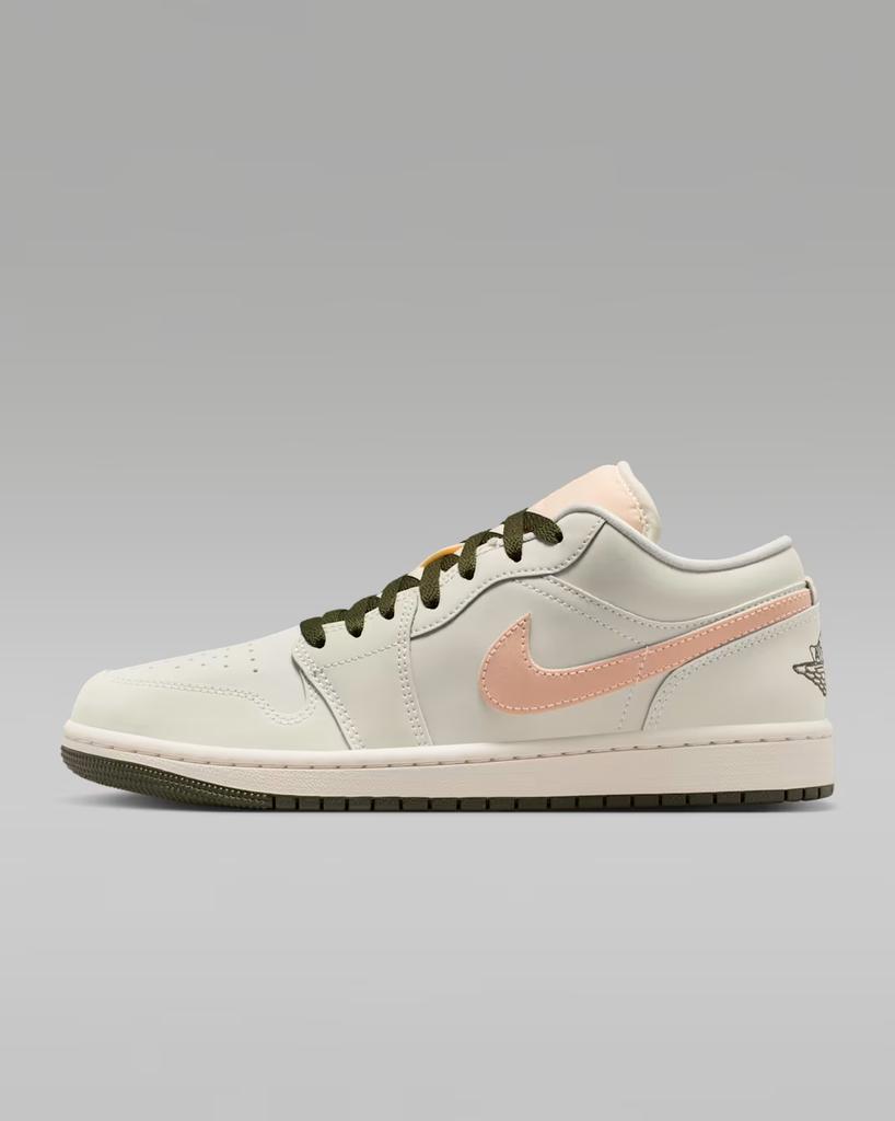DC0774-111 Nike Air Jordan 1 Low Sail Crimson Tint (Women's)