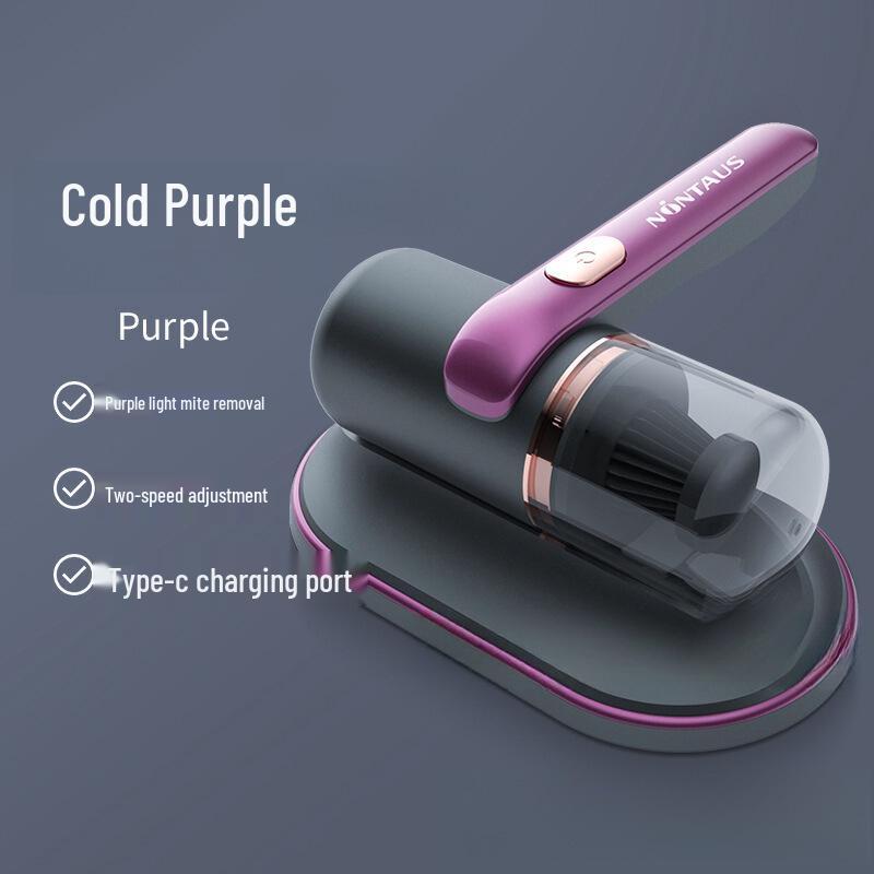 High-Power Anti-Mite Bed Vacuum Cleaner with UV Sterilizer and Dual-Cup System