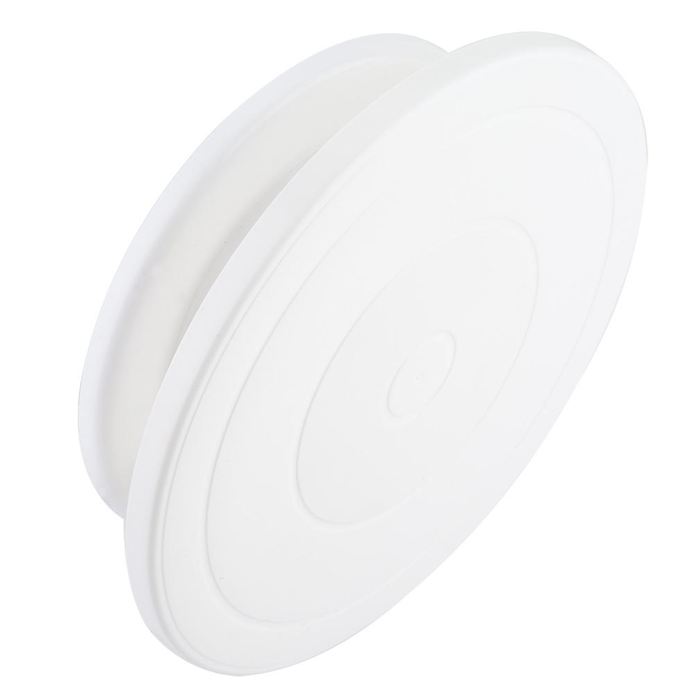 Cake Decorating Turntable Rotating Revolving Stand Pastry Baking Decoration Tool Set (White)