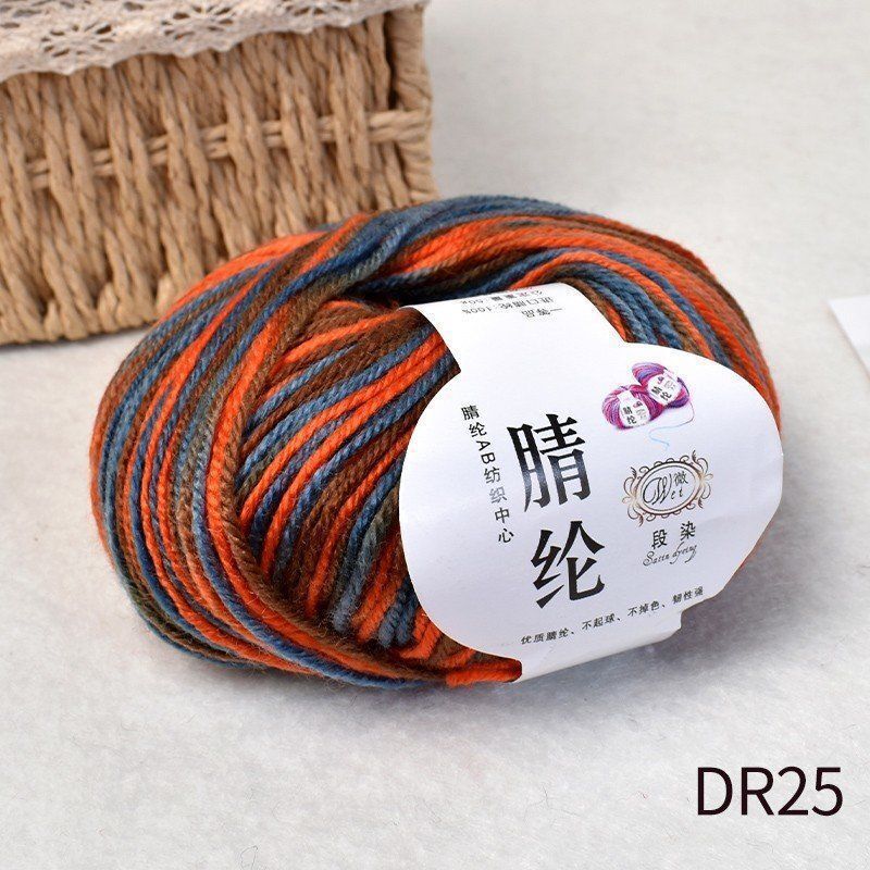 Scarf Thread, Wiring, Table Tennis Yarn, Doudou Thread, Dotted Yarn, Hand-Woven Colored Ball Doudou Wool, Stick Needle Thread