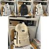 Nylon Casual Laptop Backpack For Students With Air Cushion Straps For School And Travel