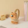 Windproof Capybara Plush Earmuffs Thicken Cute Ear Cover Animal Warm Earflaps  Outdoors Activities