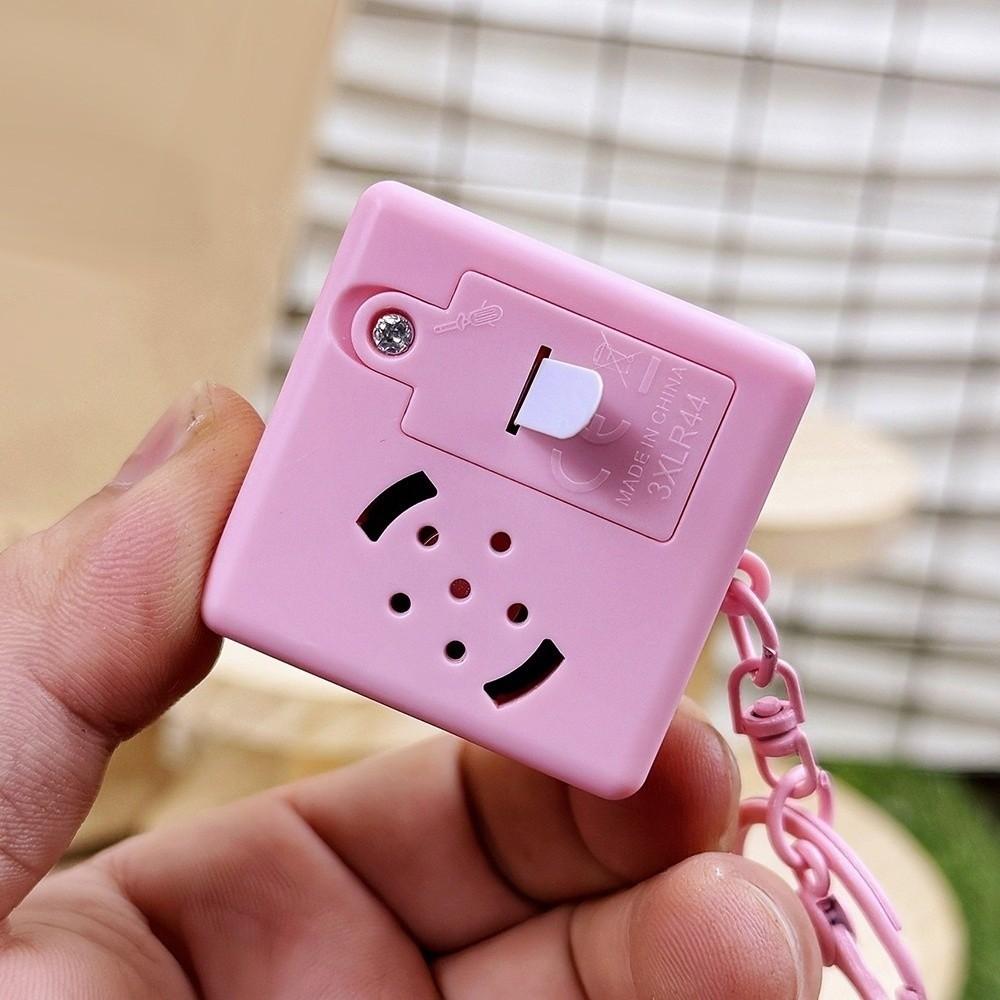 Relaxing Cartoon Fidget Keychain DIY Keyboard Keycap Finger Keyboard Caps Pass The Time Relief Stress Clicker Toy