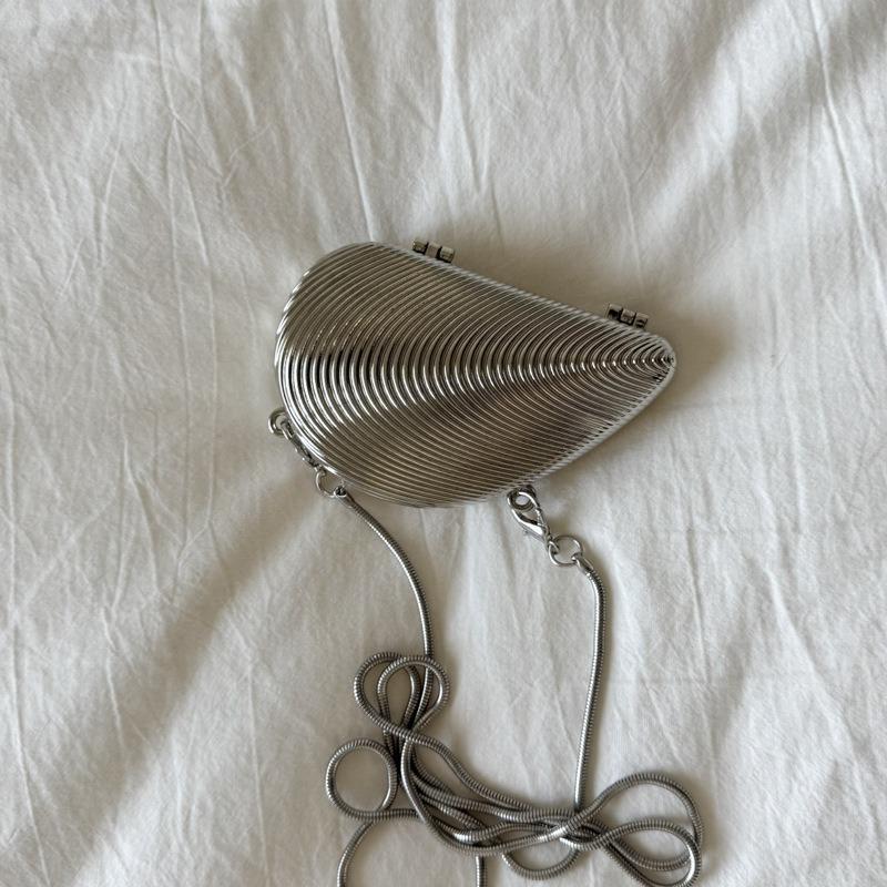 

Summer new mini acrylic small shell bag chain single shoulder crossbody fashion red envelope earphone bag