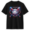 Unisexs TShirt Baseball Drip American Flag T Shirts Fashion Summer Tee Shirt Streetwear Cotton Tops Plus Size