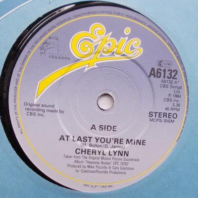 7-Zoll-Schallplatte CHERYL LYNN / MARC TANNER - At Last You're Mine / Look What You A6132 Epic 1985 UK Dance & Electronica Gebraucht