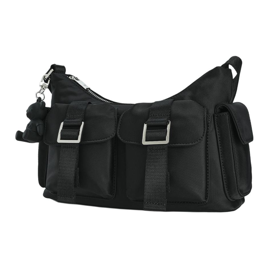 New FILA Fabric Shoulder Bag Crossbody Bag Mini Women's Black F13W449164FBK