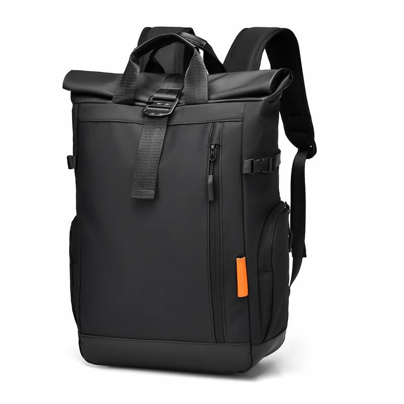 Men's Fashion Roll-Top Backpack