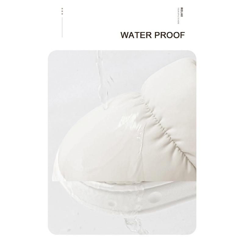 Feslishoet Men Winter Cotton Slippers Waterproof Anti Slip Thick Bottom Shoes Couple Home Use Plush Cotton Slippers Women