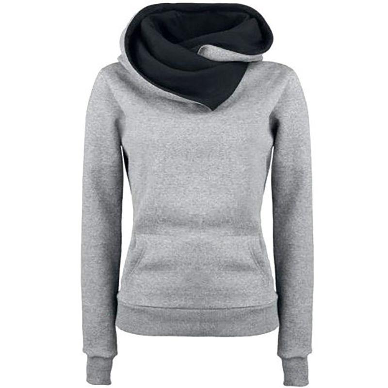 Stylish Women's Hooded Pullover Coat Tops Perfect For Autumn And Winter Seasons