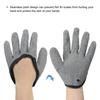 PATIKIL Men's Fishing Gloves, Set of 2, Professional Fish Catching Gloves for Fishermen, Non-Slip, Puncture-Resistant, Waterproof Filleting Gloves