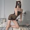 Erotic fun transparent seductive underwear sexy pajamas women's summer style high-end lace slip dress