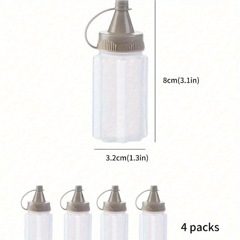 Mini Portable Sauce Bottle, Salad Dressing Tomato Sauce Packaging Bottle, Plastic Seasoning Squeezing Bottle, Seasoning Bottle, Japanese Style