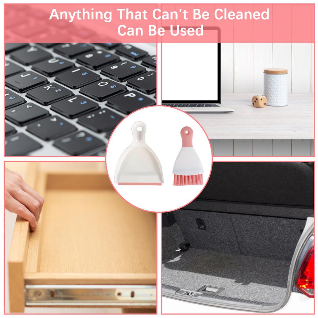 Set mini făraș și perie Set de curățare a biroului Set mătură Set portabil de curățare a mesei Perie și făraș Set nou
