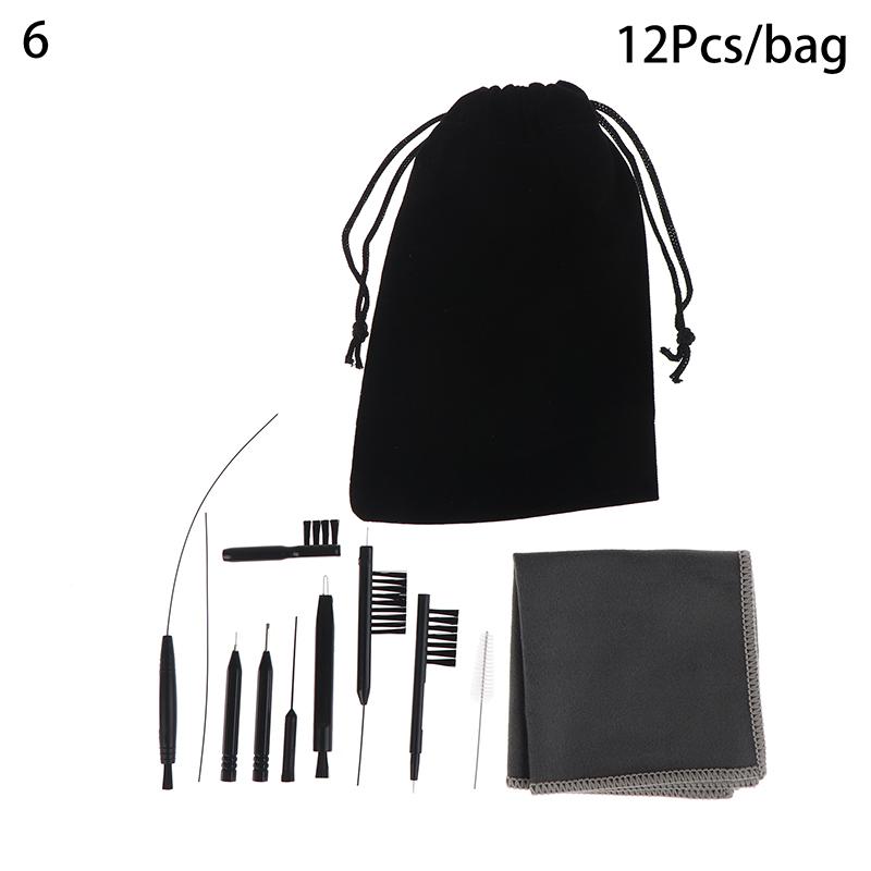 1 Set Hearing Aid Cleaning Tool Hearing Aids Cleaning Kit Brush Vent Cleaner Cleaning Wire With Magnet And Wax Loop Cleaning Set
