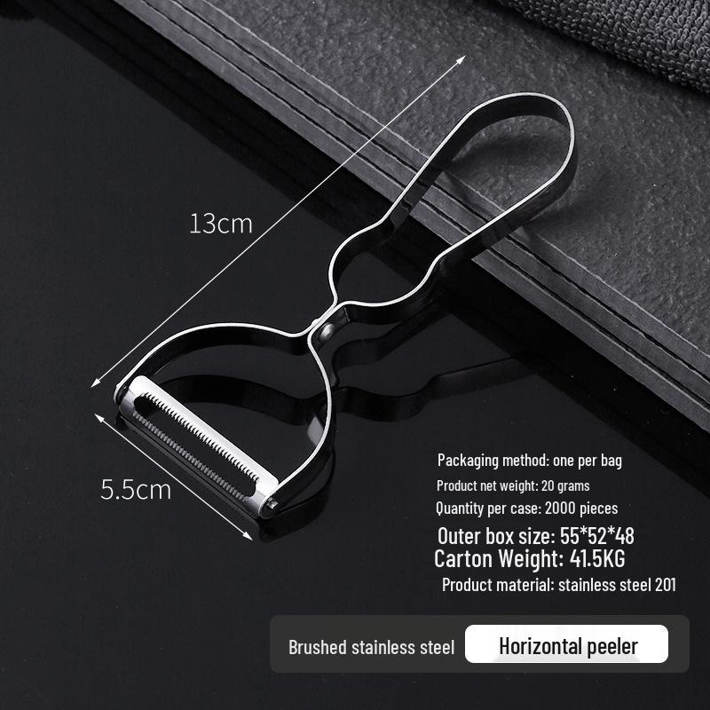 Stainless Steel Dual-Head Peeler & Vegetable Grater