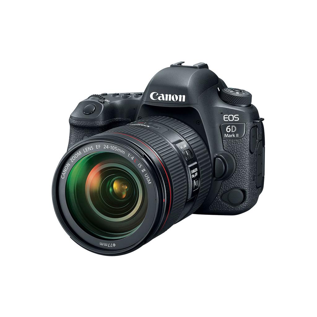 Canon EOS 6D Mark II Vollformat-Digitalkamera + EF 24-105mm f/4L IS II USM Zoomobjektiv