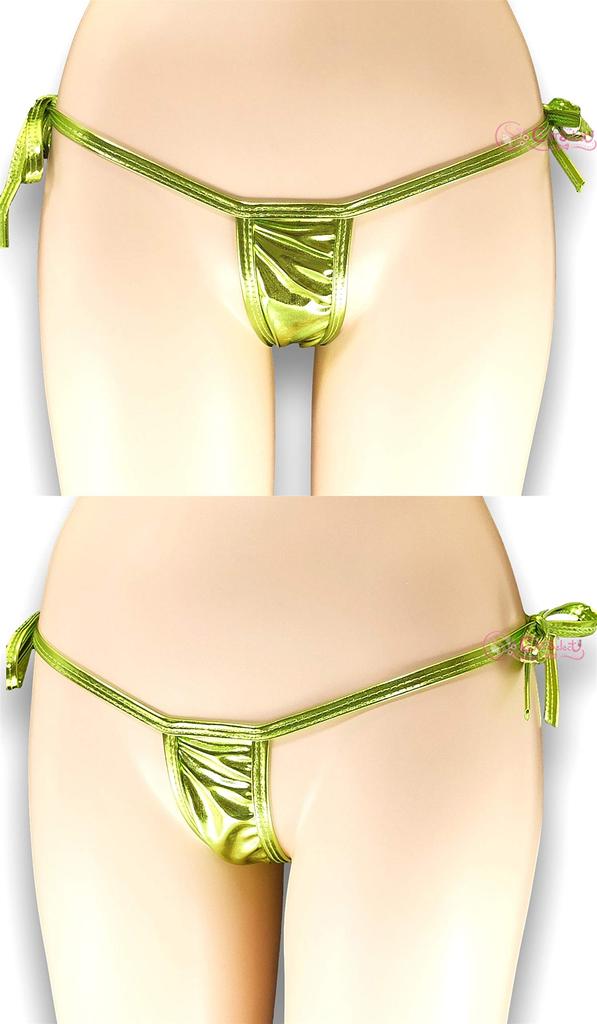 Micro Extra String Sexy Extreme Triangle B7RS Green F [Cat Select] Bikini, T-Back, T-Front, Small, Panties, Lingerie, Underwear, Cosplay, Swimsuit,