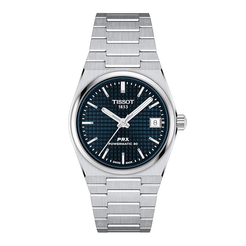 

[Tissot] watch PRX P.R.X powermatic 80 35MM [Regularly imported product] bracelet T1372071104100 blue dial