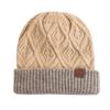 Winter Slouchy Fashionable Trendy Women New Brand Latest Fresh Hats Various Wearing Method Reversible Beanie Hat Thick Knitted Hats