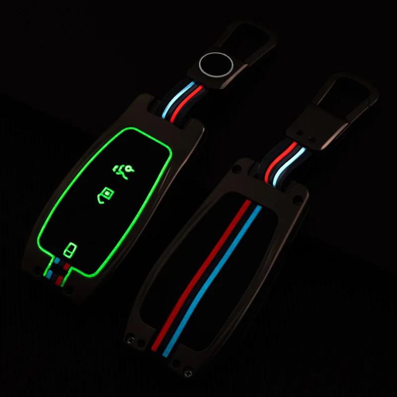 Zinc Alloy Car Remote Key Case Fob for Mercedes Benz A C E S G GLS CLA Class W213 W177 W205 W222 X167 W176 AMG Accessories