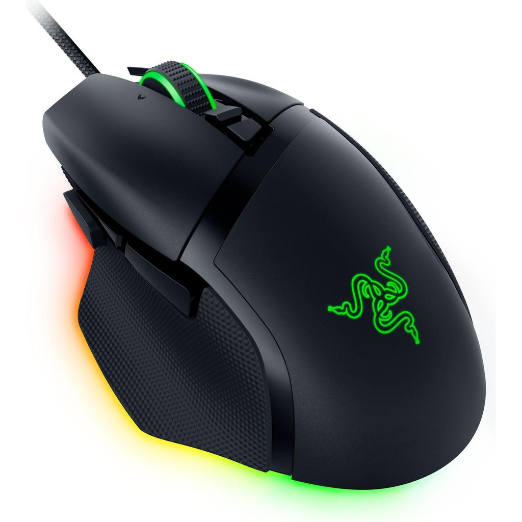 Razer Basilisk V3 35K Wired Gaming Mouse with Focus Pro 35K Optical Optical Mouse HyperScroll Tilt Wheel with 3 Unique 11 13 Customizable and Chroma