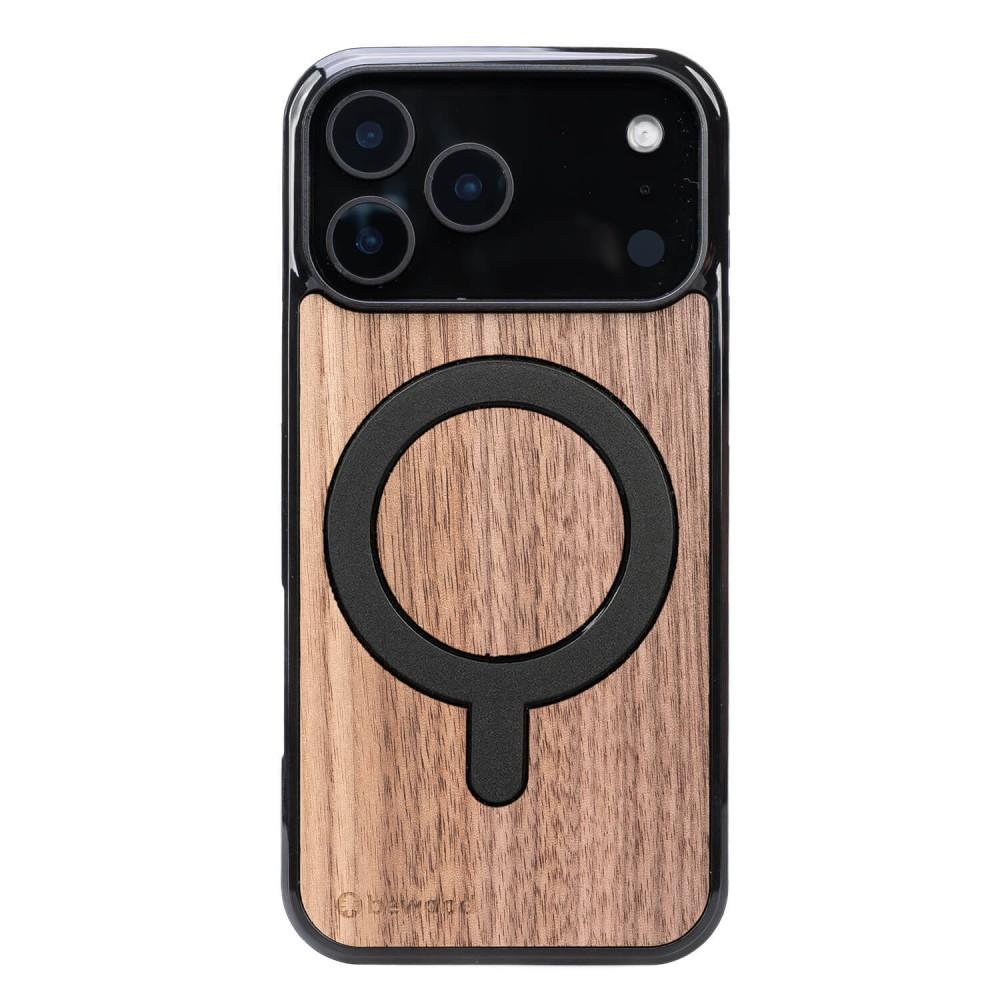 Bewood Wooden Case for iPhone 17 Pro Max American Walnut with MagSafe