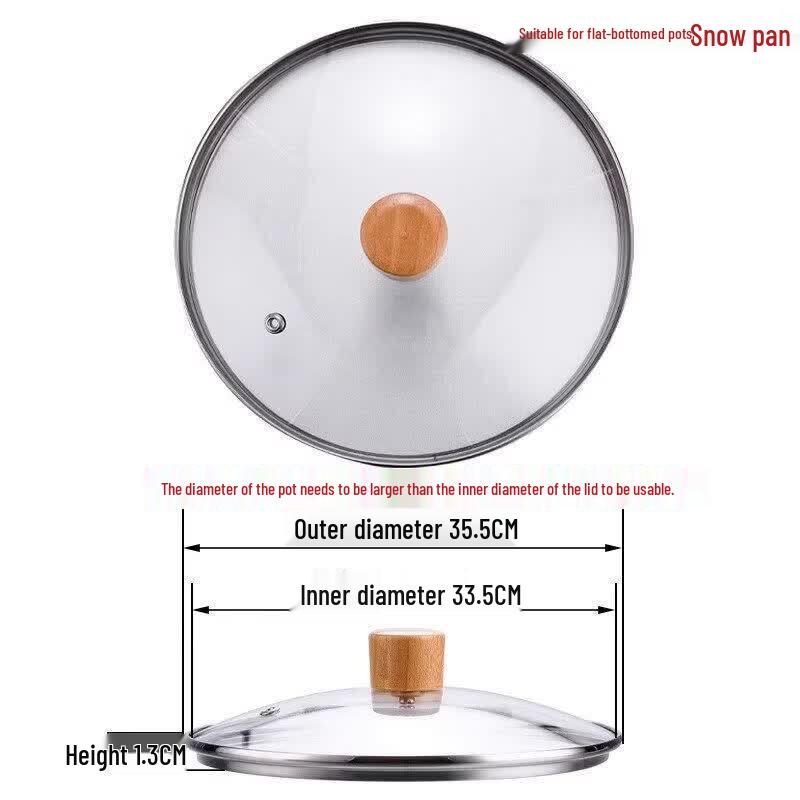 Universal Tempered Glass Pot Lid