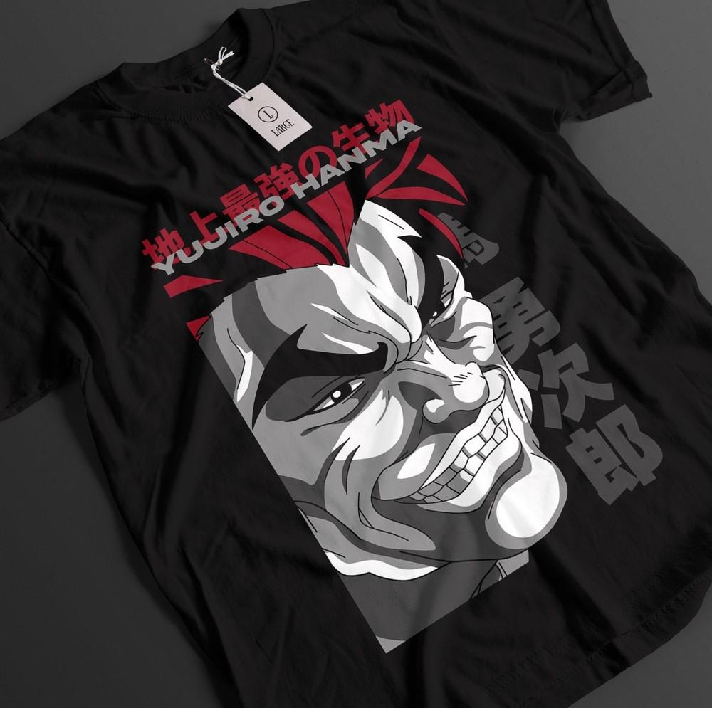 

Baki The Grappler Shirt Yujiro Hanma Tshirt Baki Top Fighting T-Shirt Unisex Tee 3XL