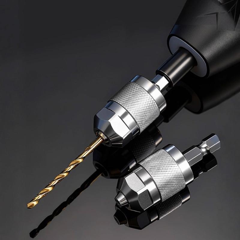Strong Grips Mini Chucking Electric Drill Bit with 3 Jaw Clamps Suitable for Secure Tool Attachment In Various Applications