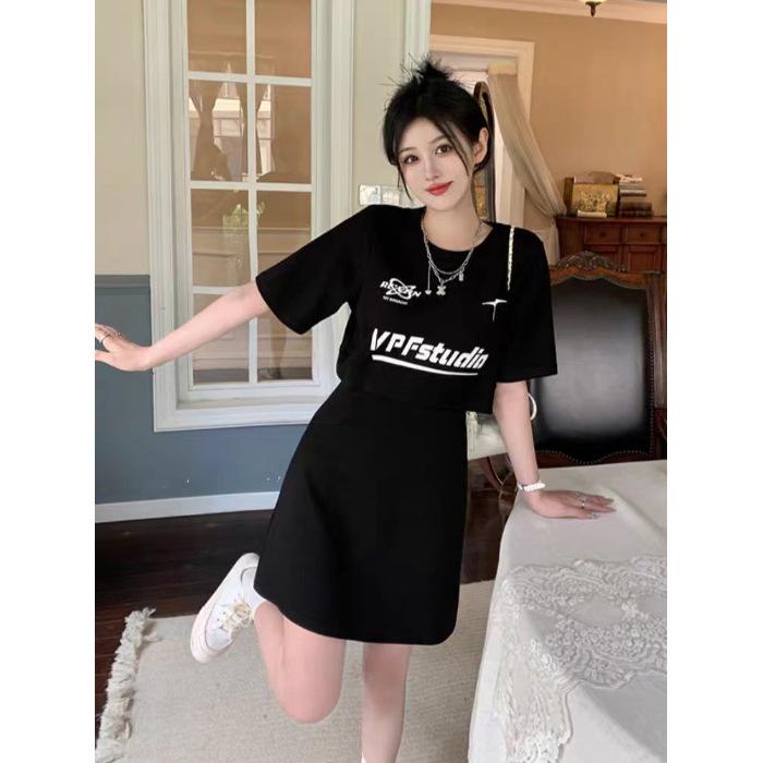 

Женское платье А-силуэта с высокой талией большого размера - Стройнящая летняя мода 2024 L