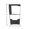 For Mazda 3 AXELA 2020-2025 Gear Shift Panel Decoration Cover Sticker Decal Trim Car Interior Accessories Carbon Fiber