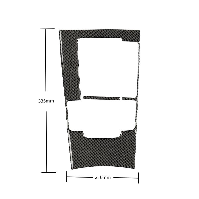 For Mazda 3 AXELA 2020-2025 Gear Shift Panel Decoration Cover Sticker Decal Trim Car Interior Accessories Carbon Fiber