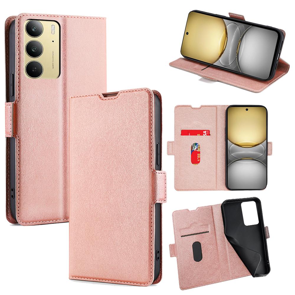 

For Realme 14x 5G/C75 4G Case Card Holder PU Leather Phone Cover E