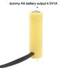 Universal 4.5V AA/LR6 Fake Battery Eliminators Standard Power Adapter Elimination Cable Replace 3pcs 1.5V AA Batteries
