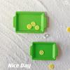 Miniature Dollhouse Food Scene Accessories: 4-Piece Tray and Plates Set (D239)