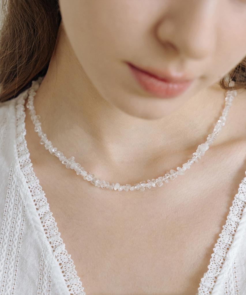 Has Hml010 Stone Chip Necklace