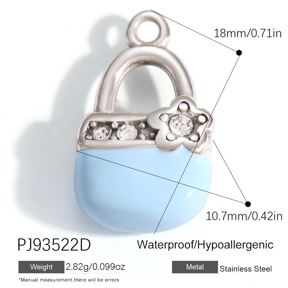 Heart Cat Dog Owl Oil Drop Ocean Style Pendants 18K Gold Plated Stainless Steel Charms Fashion Jewelry Gold Pendants