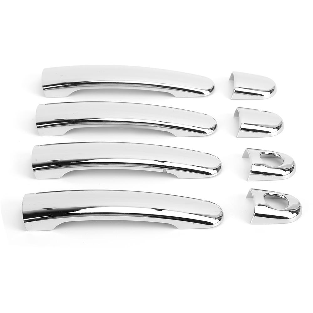 Stainless Steel Electroplate Door Handle Fits for Skoda Octavia 2005 2012